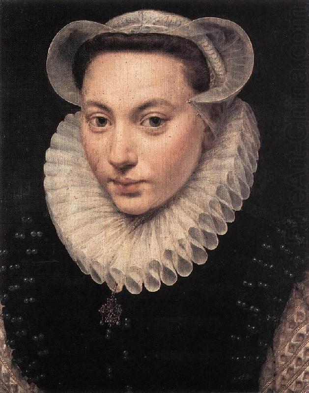POURBUS, Frans the Elder Portrait of a Young Woman fy china oil painting image